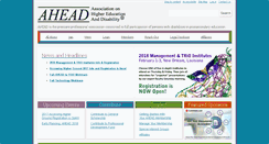 Desktop Screenshot of ahead.org