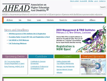Tablet Screenshot of ahead.org